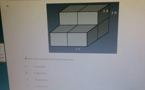 3ft3 fto what is the surface area of the 3-dimensioshape?