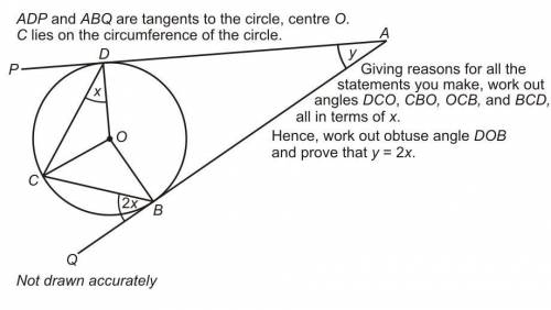 That means that DCO and CBO are isosceles triangles. the base angles of isosceles triangles are con