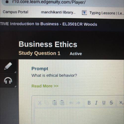 What is ethical behavior?
